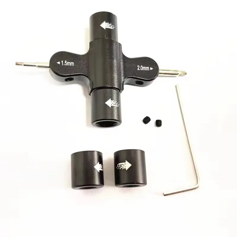 Trinquete M3 M5, porcas de parafuso, chaves de fenda hexagonais de 1,5 e 2,0 mm, ferramenta de liberação rápida de hélice para RC Drone Quadcopter FPVs