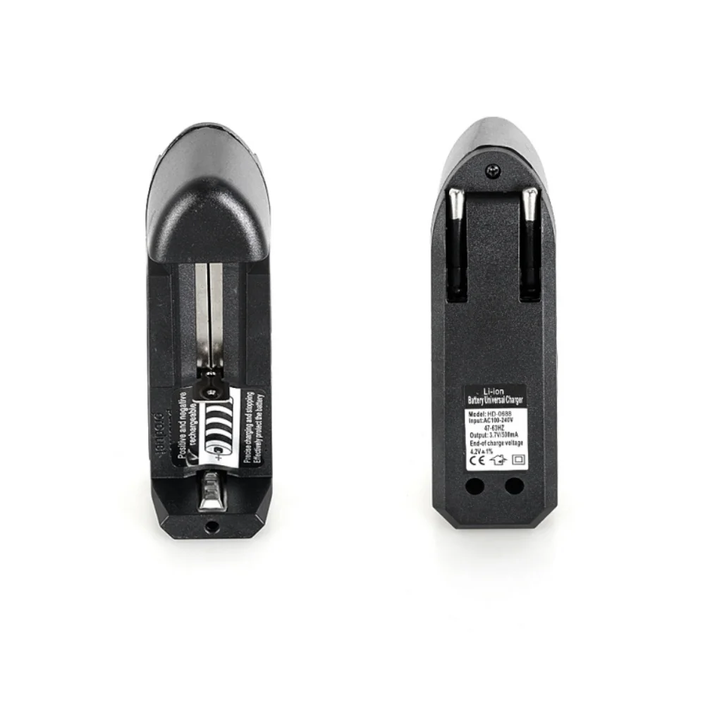 

Универсальное зарядное устройство европейского стандарта 18650, зарядное устройство с одним слотом, 3,7 В, литий-ионное зарядное устройство 14500 18350 16430, умная зарядка