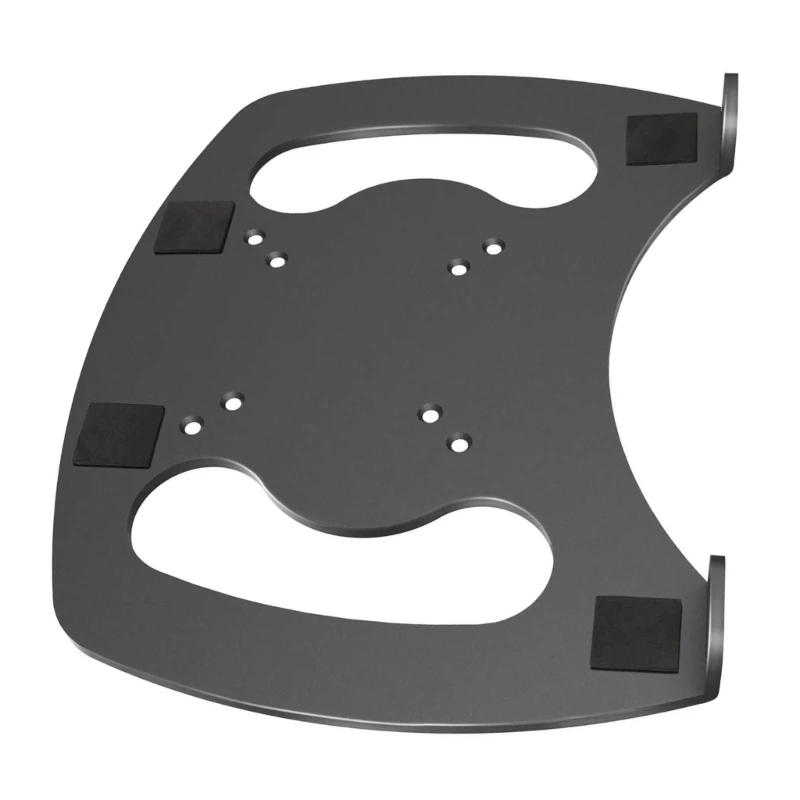 حامل دفتر الملاحظات VESA Mount Tray يناسب كمبيوتر محمول يصل إلى 15.6 بوصة، VESA 100x100mm، أسود دروبشيب