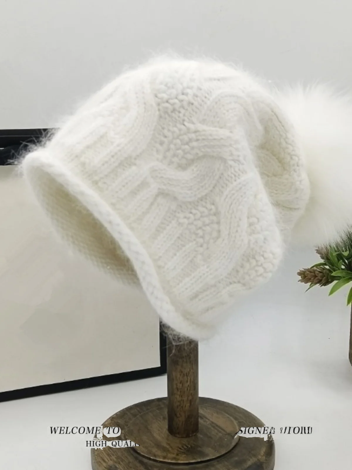 thiened-wool-knitted-hat-fur-ball-warm-cozy-angora-rabbit-hair-yarn-cap-ex-autumn-winter-faion-casual-sle-hat