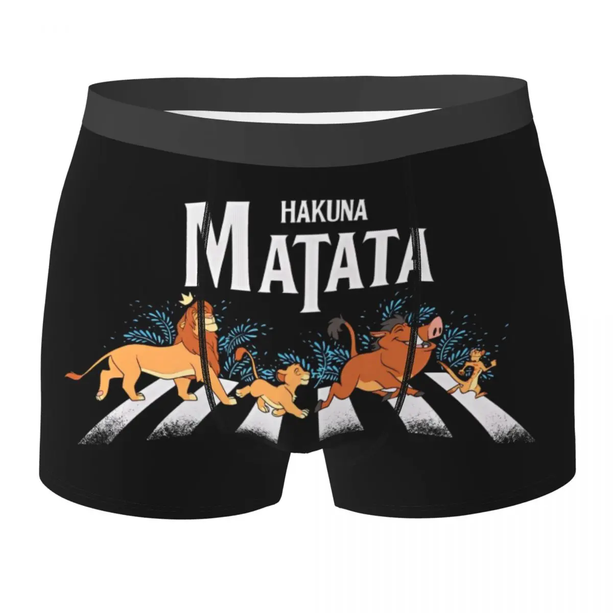 Hakuna Matata Underwear The Lion King Design Trunk Trenky Man Panties Breathable Boxer Brief Gift