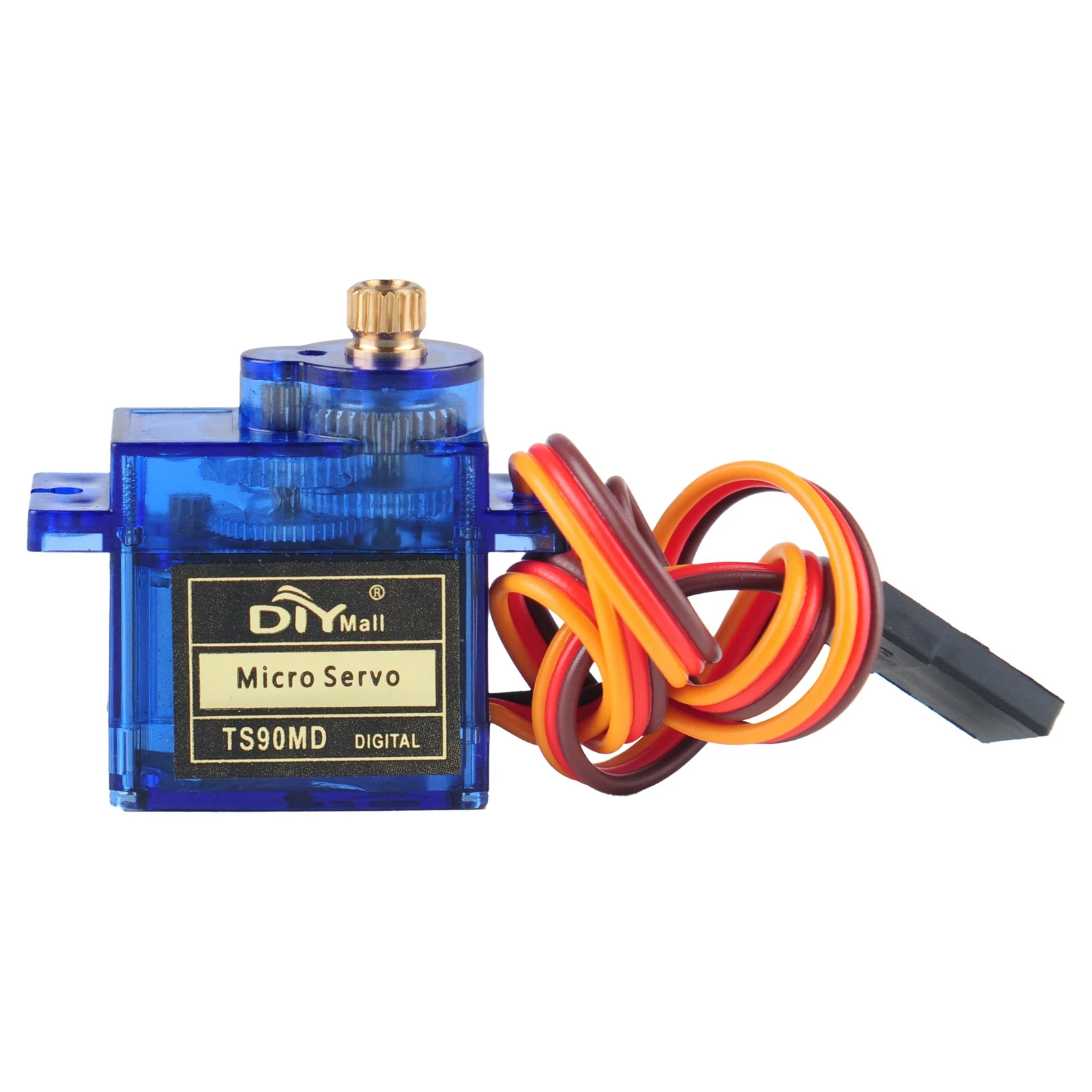 TS90MD Micro Servo Motor Set 90/180/270 degree Angle controllable 4.8V-6V Metal gear simulation steering gear for RC Planes 9g