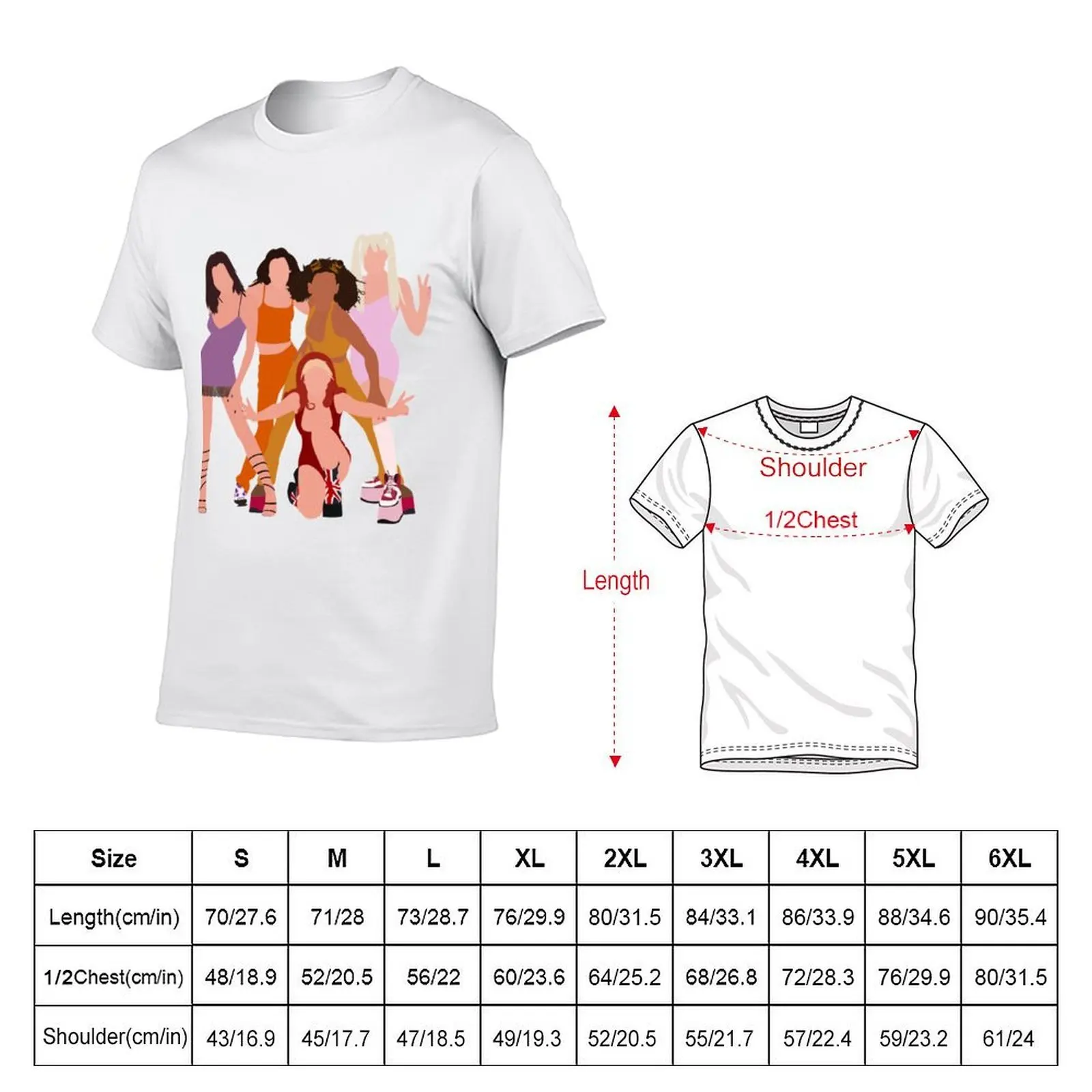 Spice Girls Spice Up Your Life 90s Gift Icons T-Shirt mens graphic t shirts man t shirts graphic man t shirt luxury T-shirt