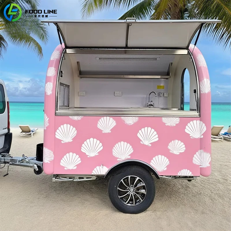 Customized Innovative Mobile Food Truck Advanced Technology Food Trailer for Fast Food Vending Wholesaler