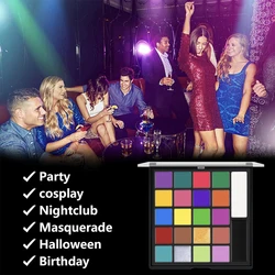 waterproof 22 Colors Face Body Painting halloween party Paint makeup for Halloween Party Paint Fancy Dress Kid Cosplay Makeup