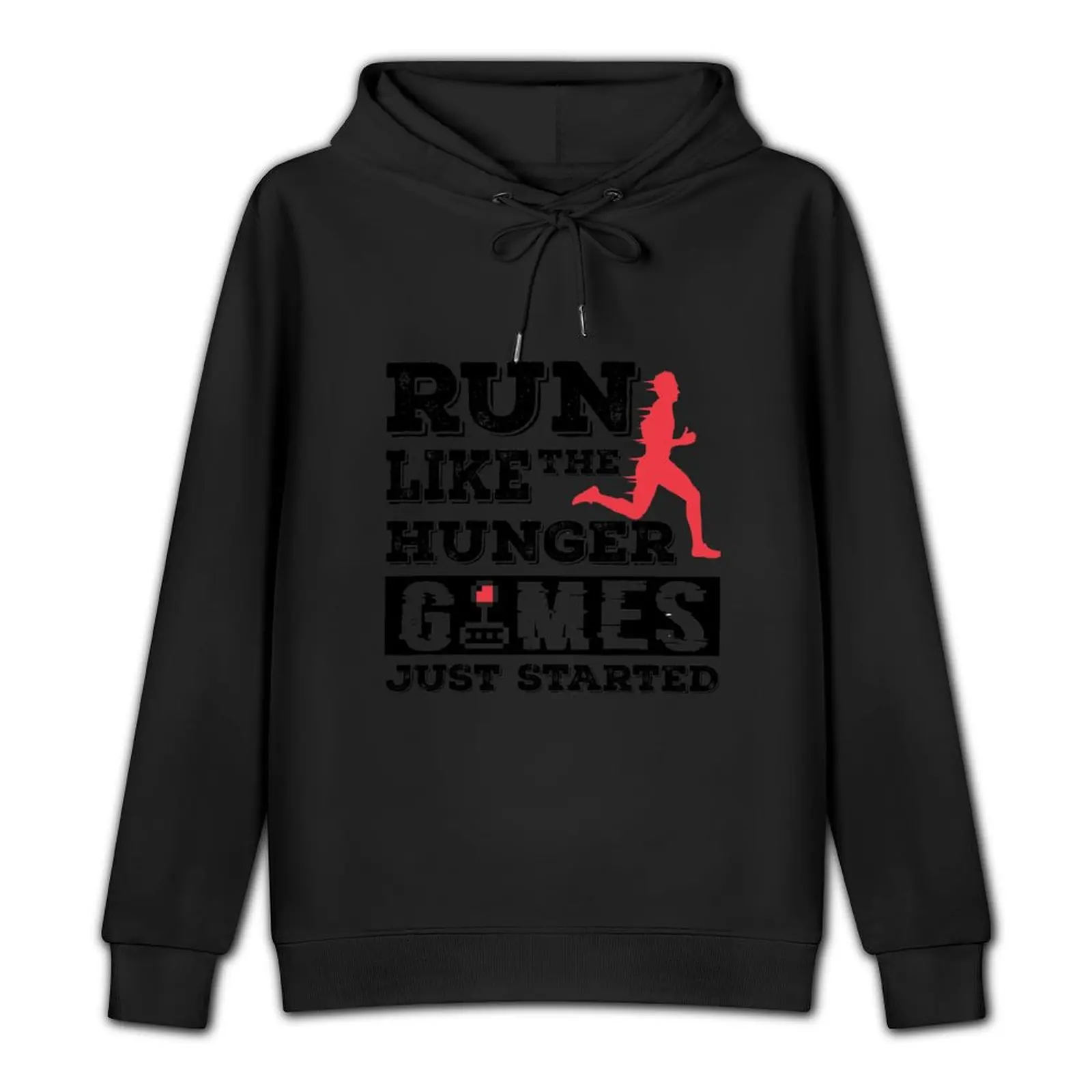 RUN LIKE THE HUNGER GAMES VERY FUNNY Pullover Hoodie anime clothing graphic hoodies