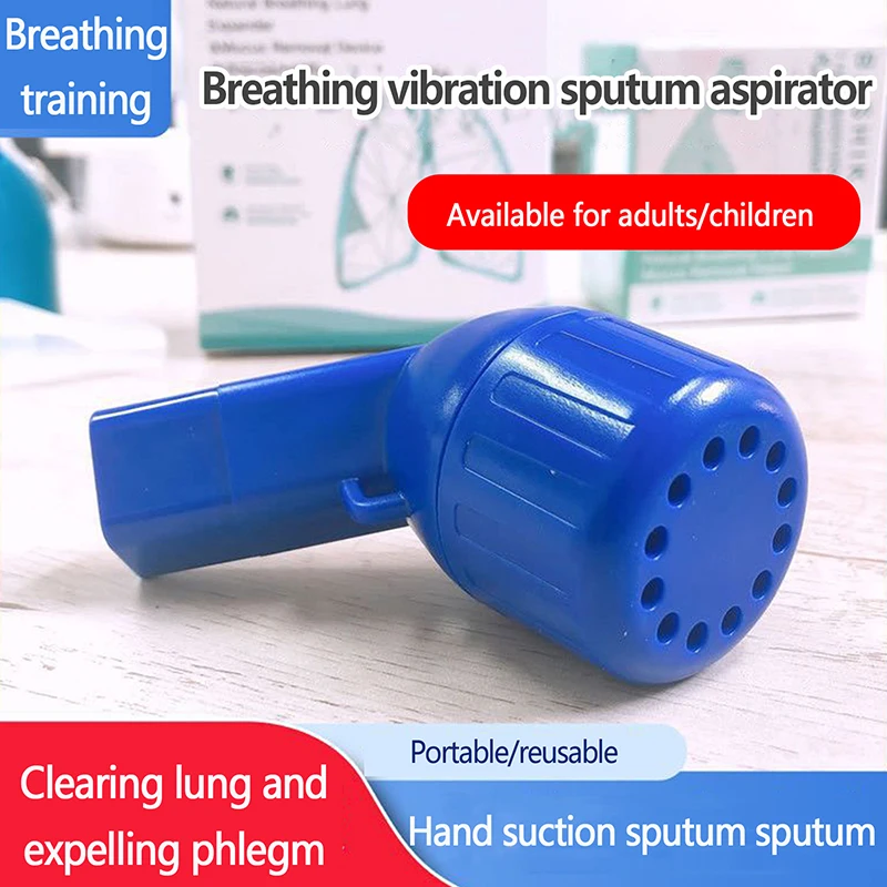 Mucus Clearance Lung Expansion Device Valve Mucus Removal Breath Exerciser Tool Respiratory Vibration Sputum Expelling Trainer