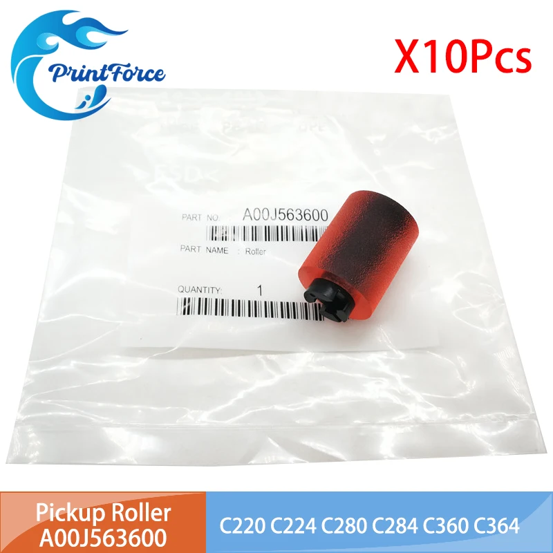 A00J563600 A5C1562200 A00J-5636-00 Pickup Feed Roller 10Pcs Japan Compatible for Konica Minolta Bizhub C224 C220 368 552 558e 65