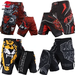 Mma Shorts Combat Boksen Shorts Voor Mannen Fitness Gym Sport Bjj Jiu-Jitsu Kickboxing Muay Thai Broek Crossfit Sparring strijd Dragen