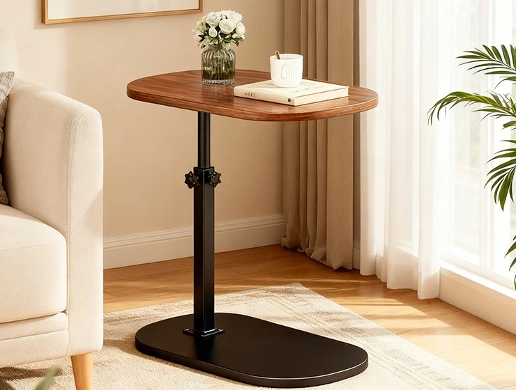 

Lifting sofa side table Living room side table Coffee table Small Movable bedroom Bedside shelf Bedside