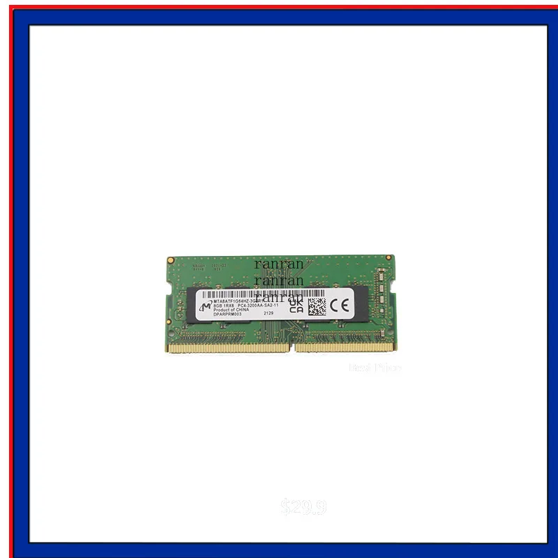 

5M30Z71690 для Lenovo MEMORY 8G DDR4 3200 SODIMM MICRON