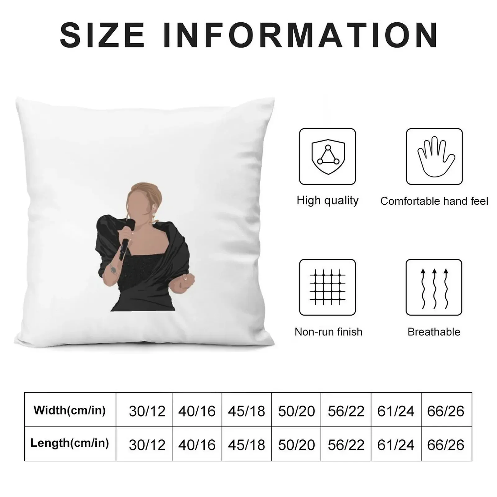 Adele Throw Pillow Pillowcases Bed Cushions Sitting Cushion pillow