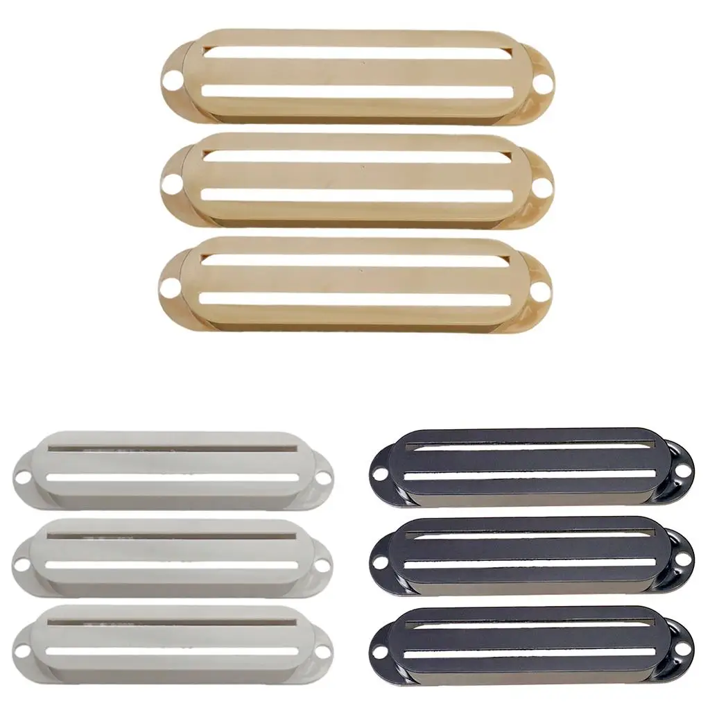 أغطية لاقط السكك الحديدية الساخنة المزدوجة البلاستيكية لأجزاء الجيتار الكهربائي #3