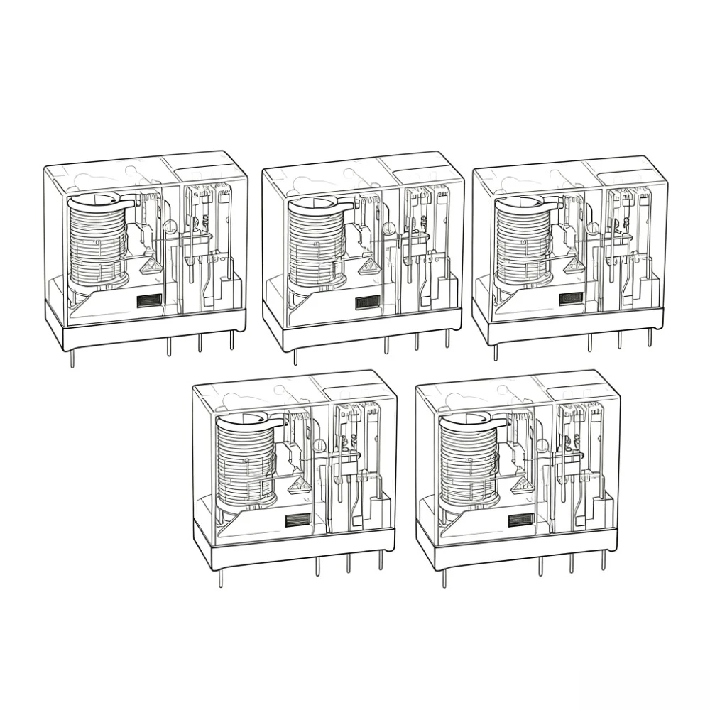 Relay G2R-1A-1-2-E 5VDC 12VDC 24VDC 5 pins 6 pins 8 pins DC 5V12V24V one close 8-pin 16A electromagnetic relay