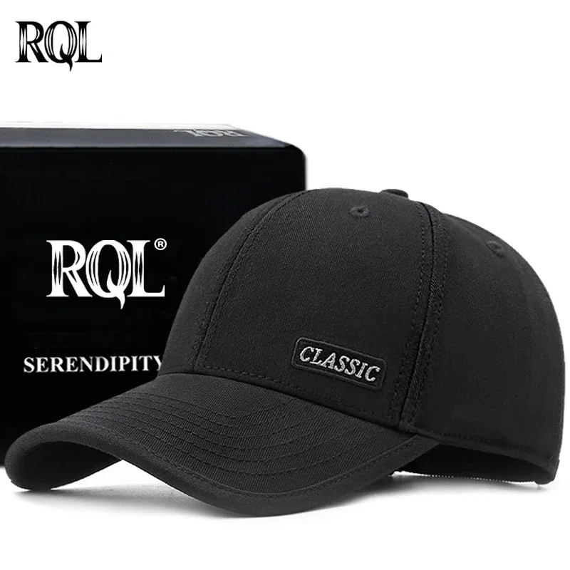 Men\'s Baseball Cap Black Fashion Brand Summer Hat Solid Color Tracker Cap Adjustable Snapback Dad Hat Sport Embroidery Letter