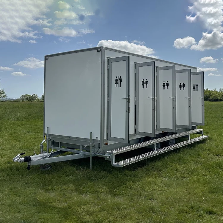 Il rimorchio esterno più venduto con bagno WC pubblico WC mobile per rimorchio