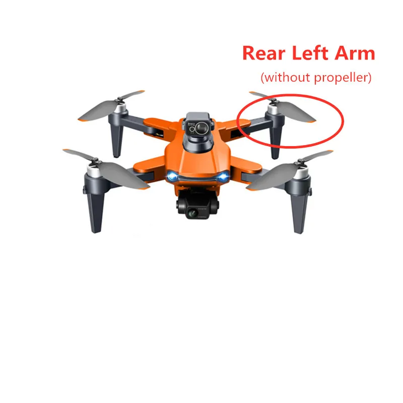 Brushless RC Drone com GPS, Peças sobressalentes para evitar obstáculos, Controlador de bateria, Hélice de braço USB, 7.4V, 3800mAh, RG106 MAX PRO 4K 6K 8K