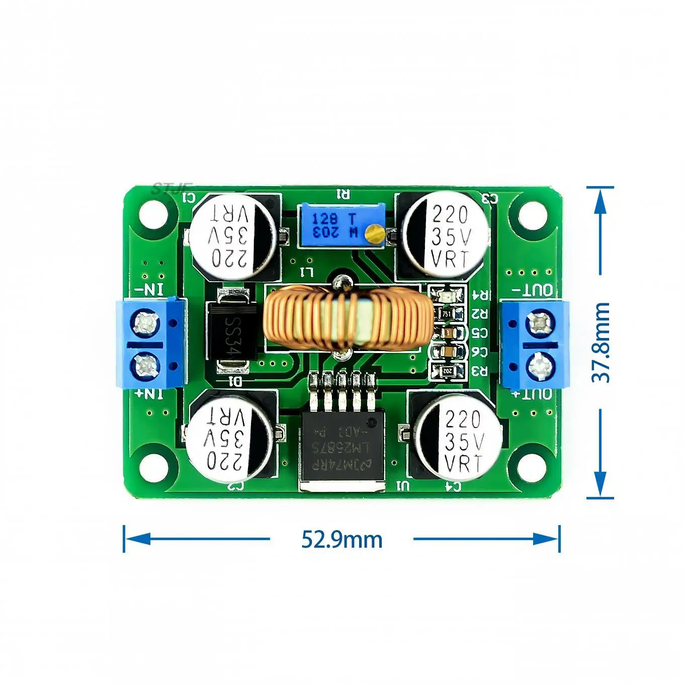 ! Lm2587 DC-DC Power Modules Boost Module Meer dan Lm2577 (Piek 5a) Dc Step-Up Converter Module