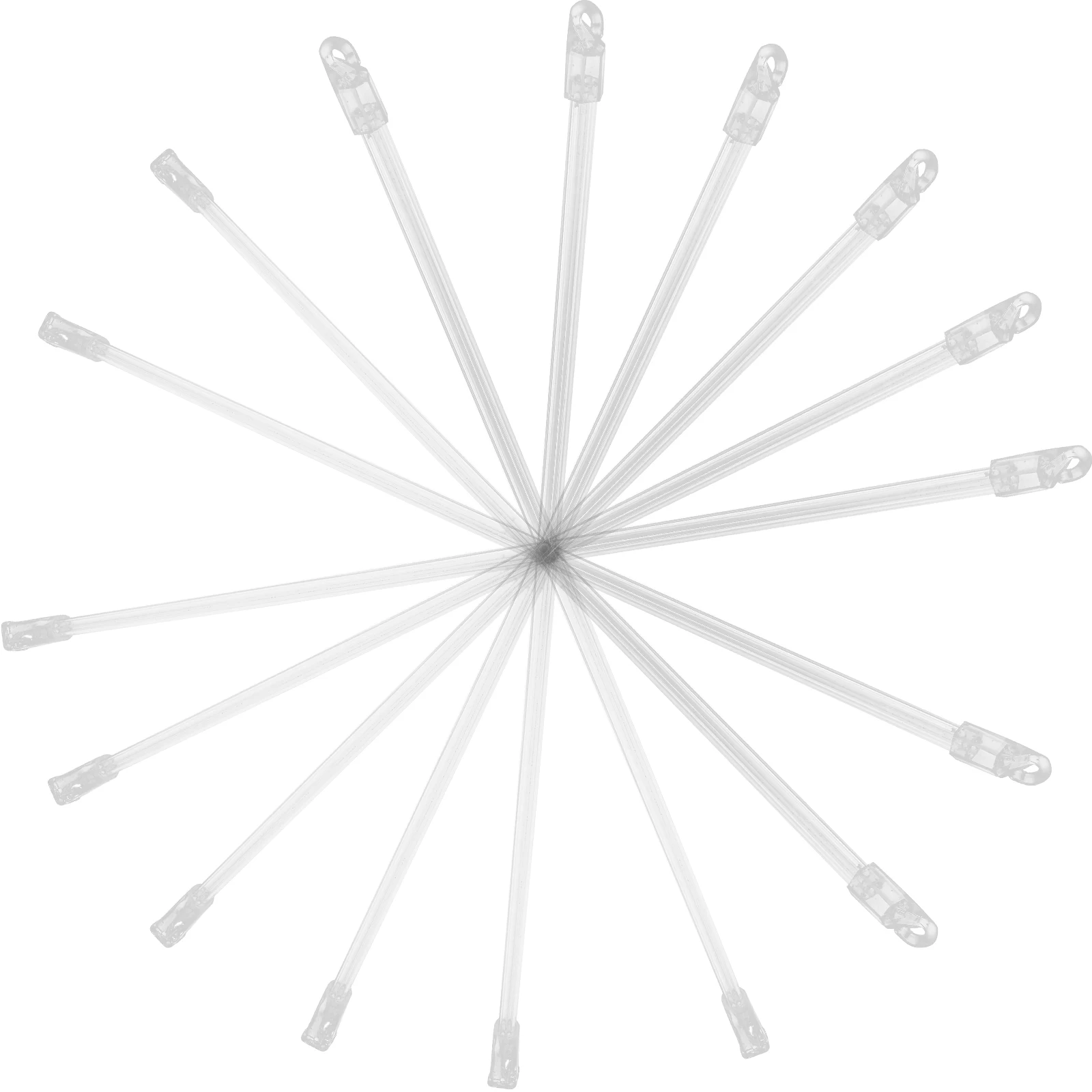 

8 Pcs Curtain Accessories Blinds Replacement Sticks for Turn Rod Plastic