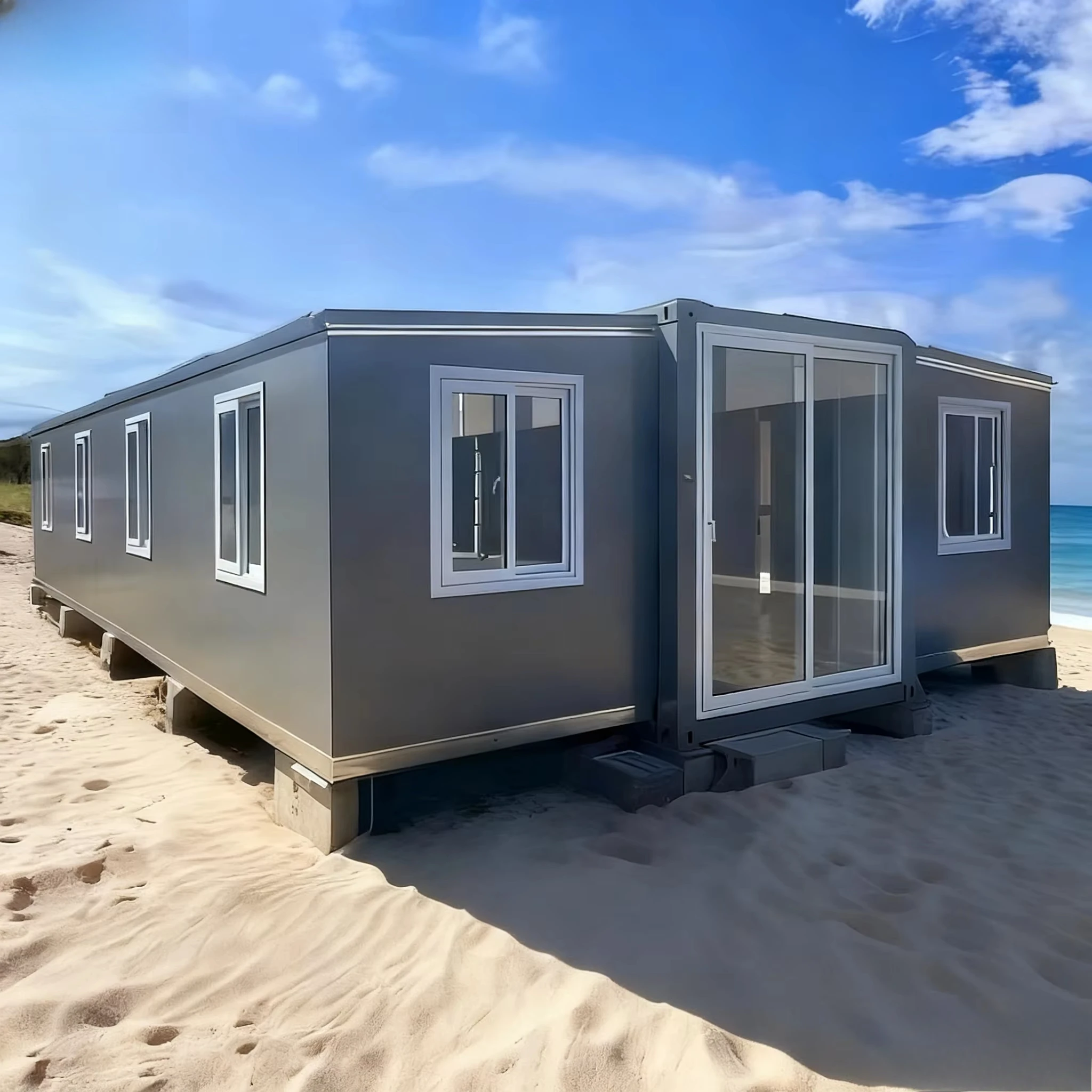 Anti-corrosion Sandwich Panel Casa Prefabricated Folding Expandable Container Houses Prefab Mobile Tiny Home 2 3 4 5 Bedroom