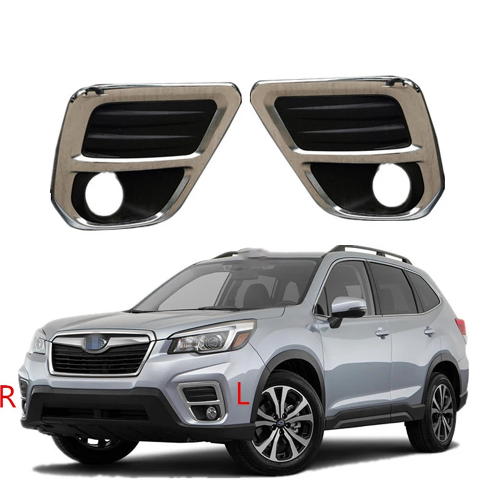 NEW-Front Bumper Fog Lamp Frame Cover Fog Light Trim Bezel Cap For Subaru Forester SK 2019 2020 2021 Car Stickers B - view 4