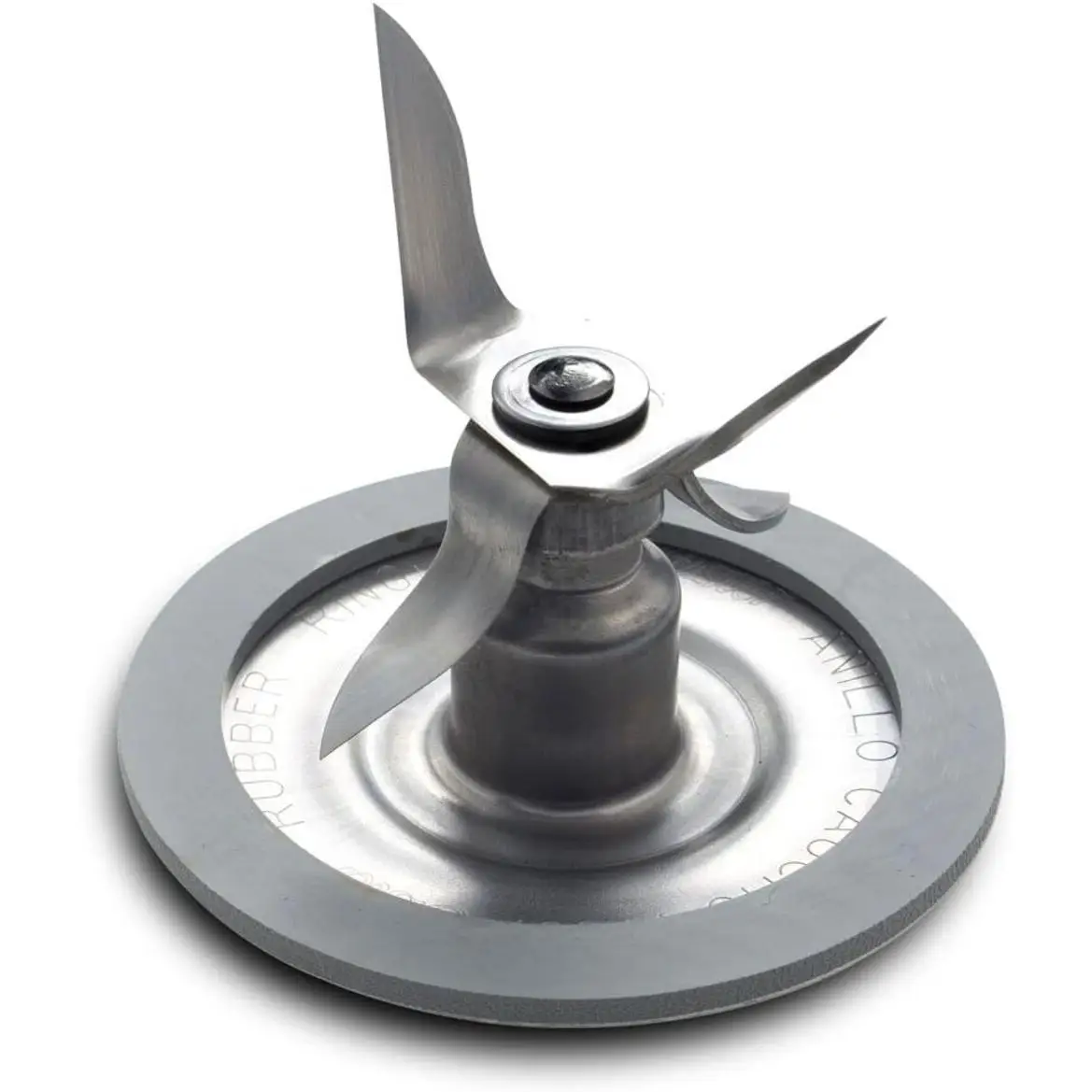 Recamania Cuchilla de 4 Puntas con Anillo de Sellado Compatible Para Picadora de Hielo OSTER 004961-050-000