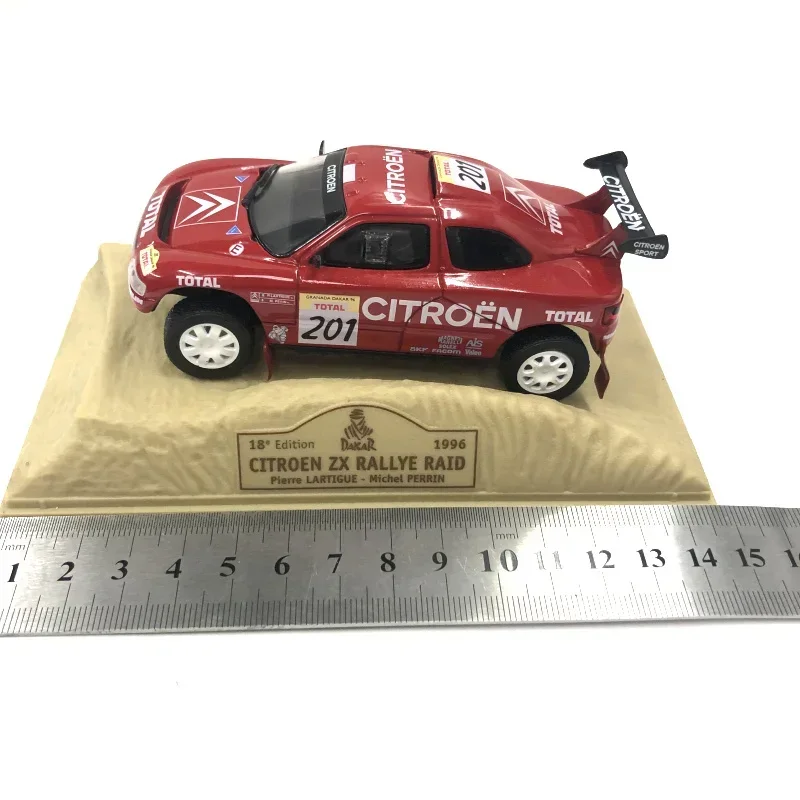 1:43 Scale Rally Car Citroen ZX Diecast  Alloy Vehicle Model Collection Souvenir Gifts Ornaments Display