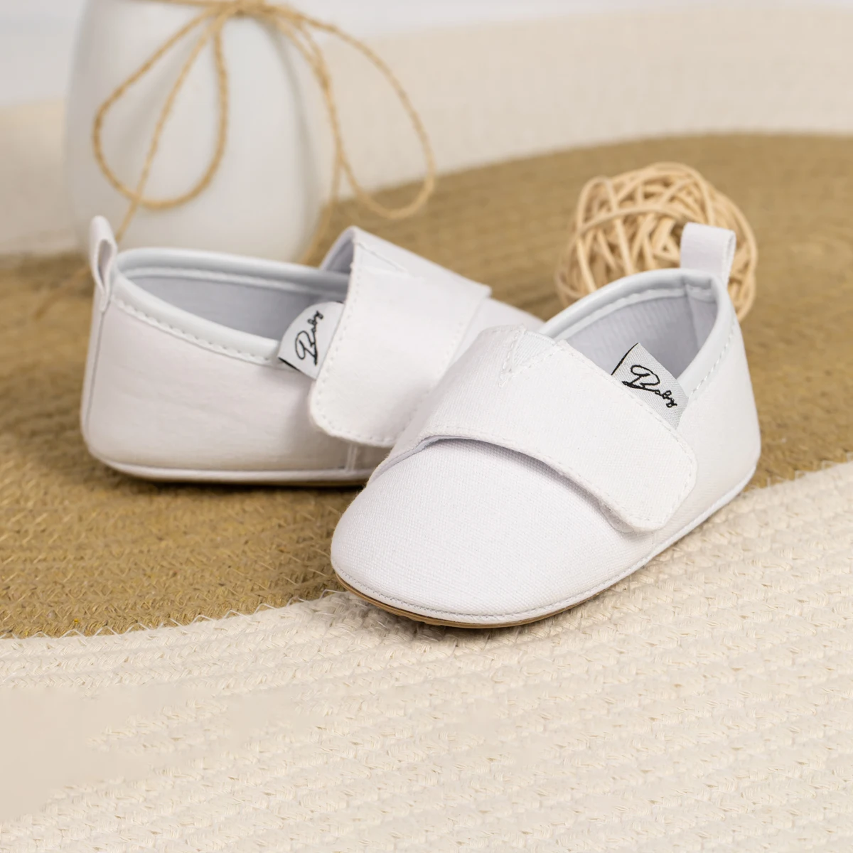 Kidsun Babyschoenen Jongen Meisje Klassiek Canvas Sneakers Pasgeboren Katoenen Zool Peuter Eerste Wandelaars Baby Schoenen 0-18 Maand