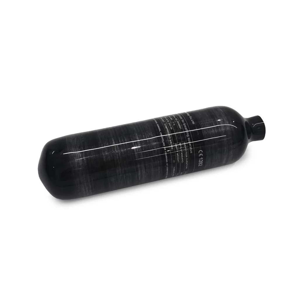 Imagem -04 - Tuxing Garrafa de ar o Mini Mergulho Tanque Hpa Cilindro de Fibra de Carbono M18 1.5 4500psi 300bar 1.1l de Alta Pressã
