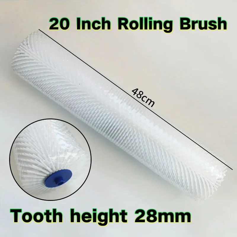 

Height 13mm/28mm Epoxy Floor Paint Tools 20inch Spiked Roller Cover 48cm no Frame Plastic Roller Head Self-Leveling Screed Spike