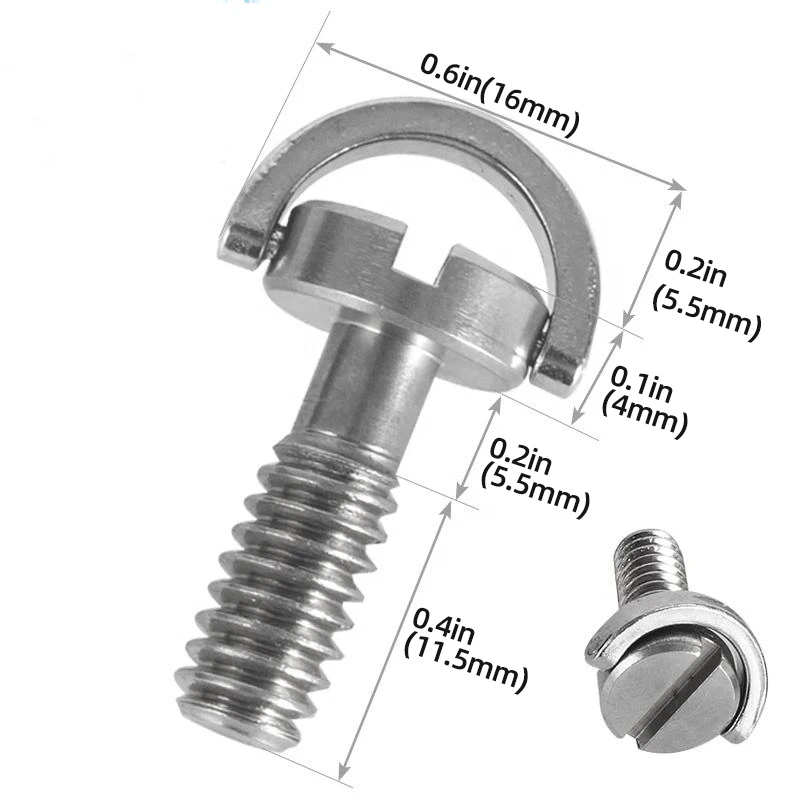 1/4" Screw Folding …