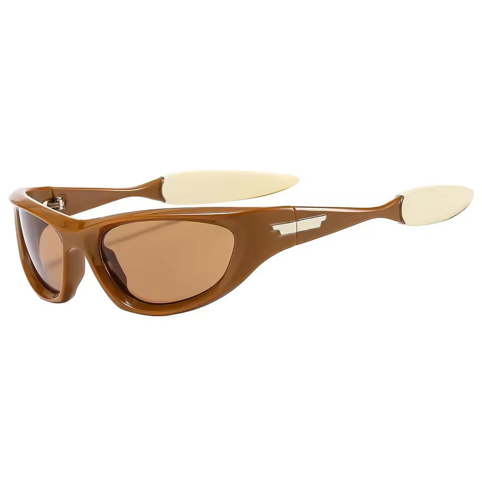 Lunettes de soleil Y2K pour hommes et femmes, marque de luxe de styliste, tendance, Vintage, Punk, miroir, Sport, équitation, UV400 - AliExpress 200000297