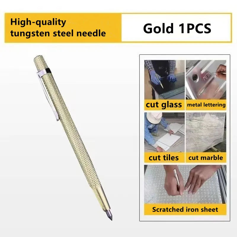 New style 1PC Tungsten Steel Tip Scriber Marking Etching Pen Marking Tools for Ceramics Glass Shell Metal Lettering