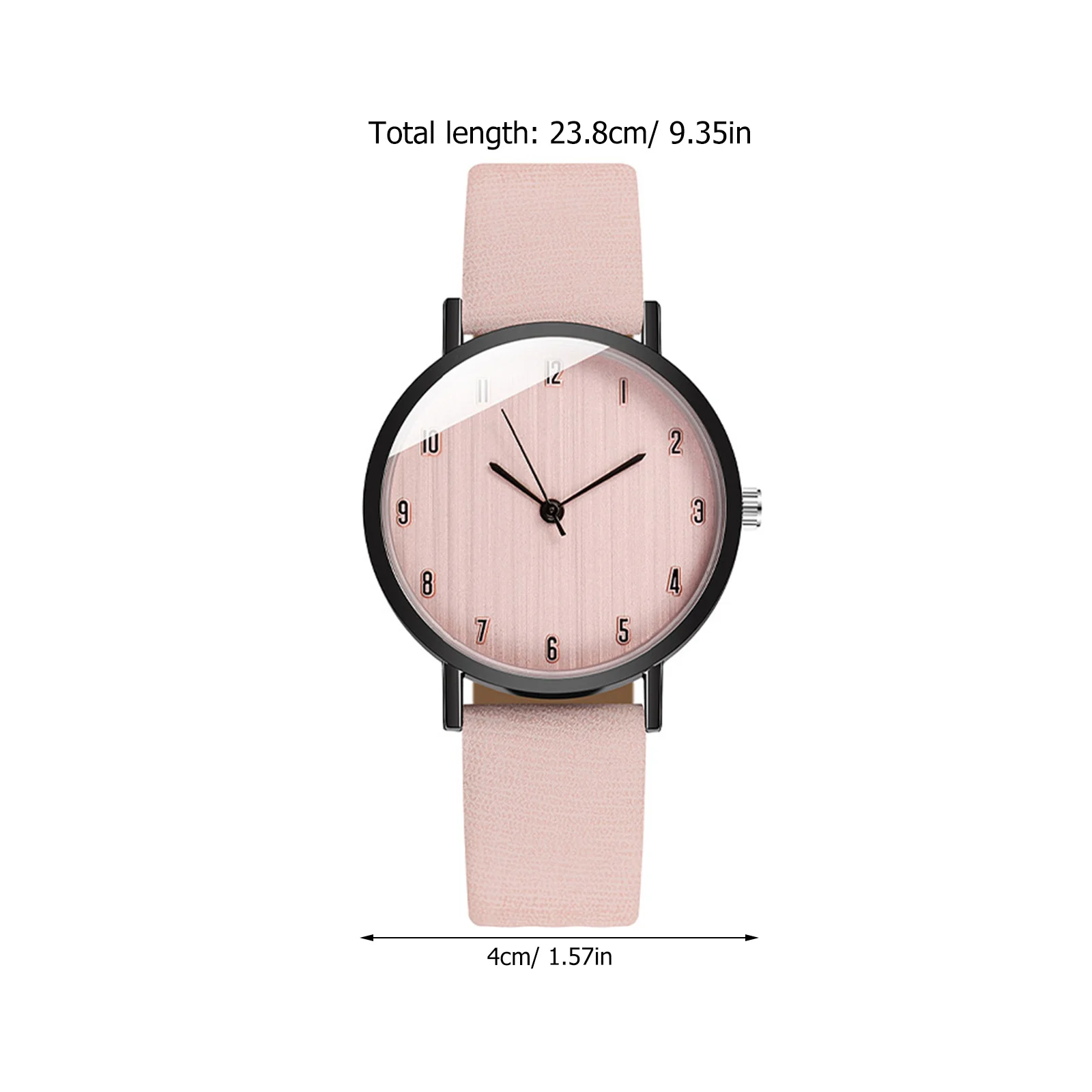 ساعة يد نسائية أنيقة، ساعة يد أنيقة بنمط الحبوب الخشبية، مادة متينة وعملية، هدية مريحة للاستخدام اليومي