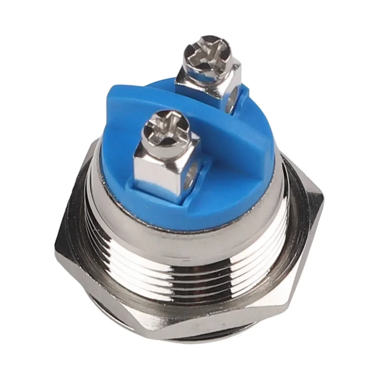 Metal 12V Waterproof Push Button Switch 16mm Momentary On Off with Brass Shell and IP66 Rating for Electrical Equipment Use