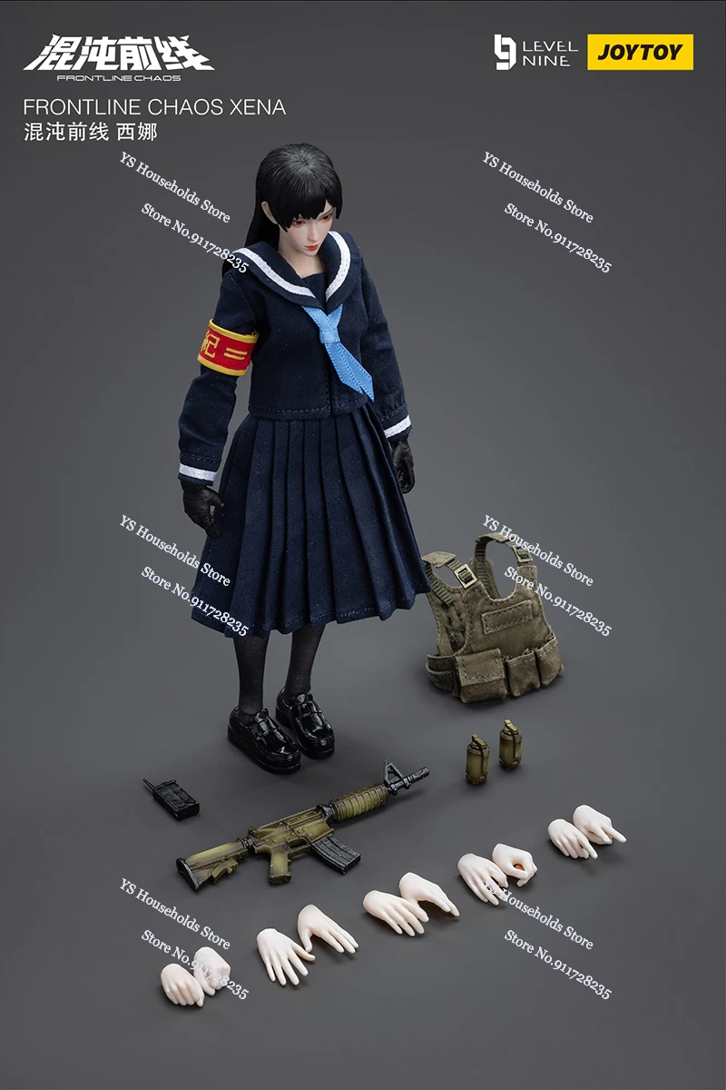 Joytoy-女の子のためのレヴィのアクションフィギュア,6インチの完全なセット,9, 1, 12のフロントライン,ファンのための収集可能なフィギュア,アルファ,トリプルガール,モバイルスーツ