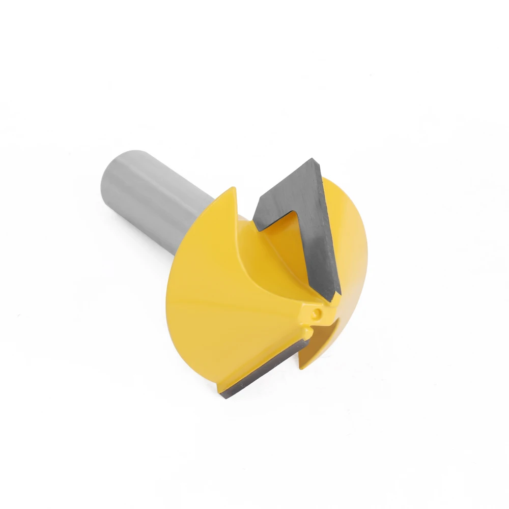 Imagem -03 - Lavie 1pc 12 mm 12.7 mm Multi Face Cola Joint Router Bit Sided 12 Sided Sided Tenon Fresa Carpintaria Mc03036