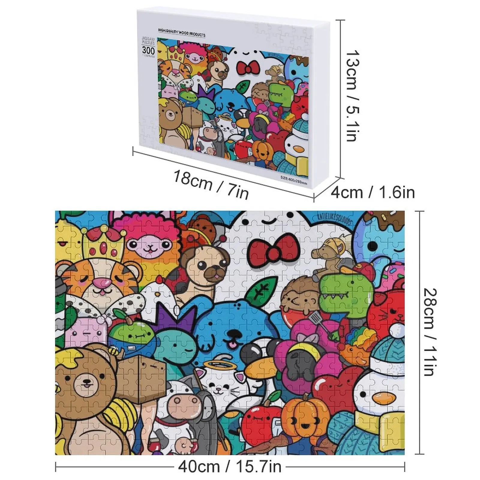 الجميع! بازل قطع أعمال فنية أنيمي هدايا مخصصة لألغاز الأطفال #5