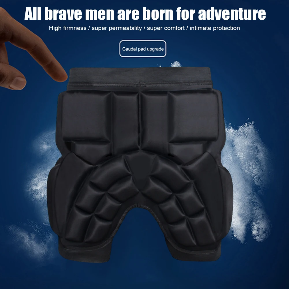 Unisex Hip Protection Pad EVA Thickened Hip Protector Anti-Fall Skiing Protector Pad Adjustable for Skating Ski Snowboard view 3