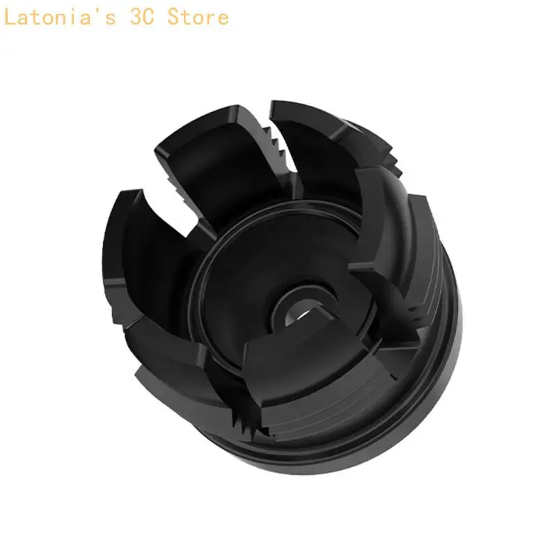 Black ABS Aluminum Screw Nut Cap And Pad For Universal 17Mm Ball Joint X3UB