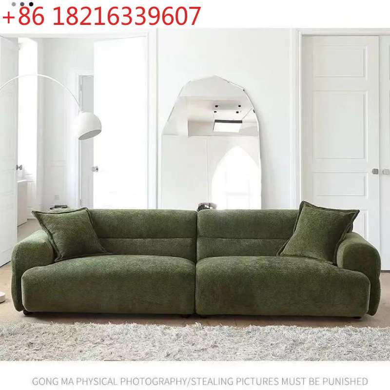 

Valley French retro small apartment sofa modern simple living room inline sofa