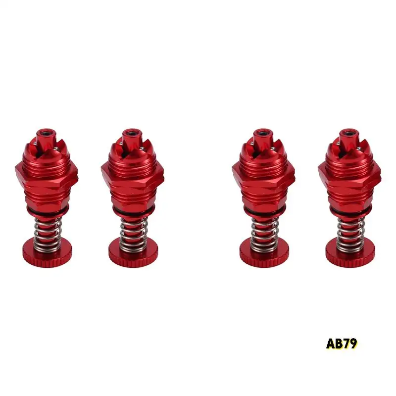

4Pcs 35Mm Height Push Butto Hatch Cabin Spring Cover Lock For RC Boat Ship Body Shell Spare Parts Red
