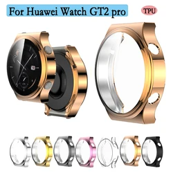 Watch Shell For Huawei Watch GT2 Pro Durable and Soft TPU All-Inclusive Protective Watch Cover Plating Protection Frame Case