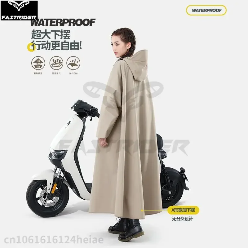 Electric Vehicle Raincoat Motorcycle Long Full-body Rainstorm Poncho Adult Thickened Cycling Raincoat for Men and Women