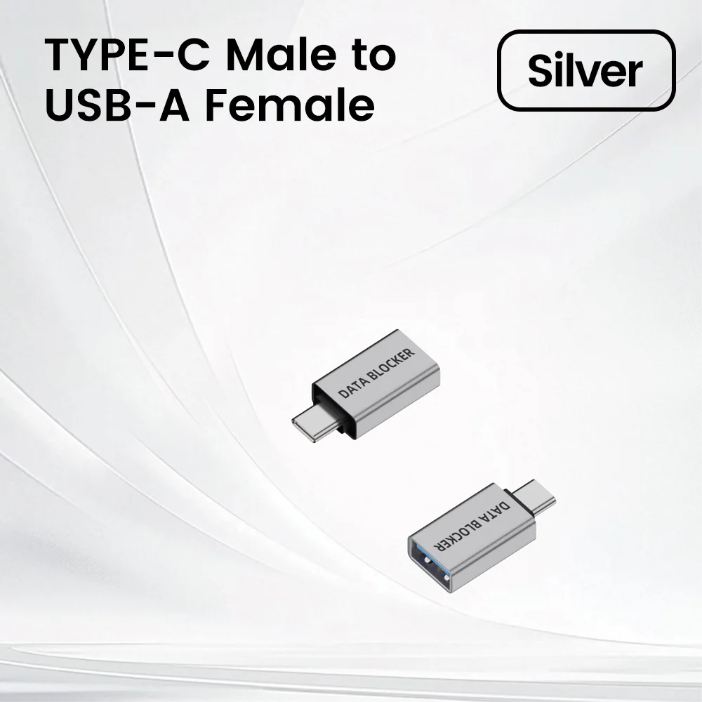USB A/C male naar USB A/C Female Data Blocker Anti Hacking Charge Adapter Anti Privacy Lek converter voor laptop mobiele telefoons