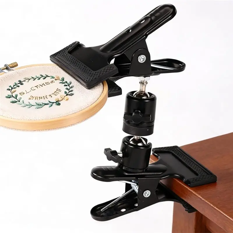 

BAAR-регулируемый на 360° ° Вращающийся металлический держатель для вышивальных рамок, подставка для вышивания без помощи рук, аксессуары и принадлежности для рукоделия