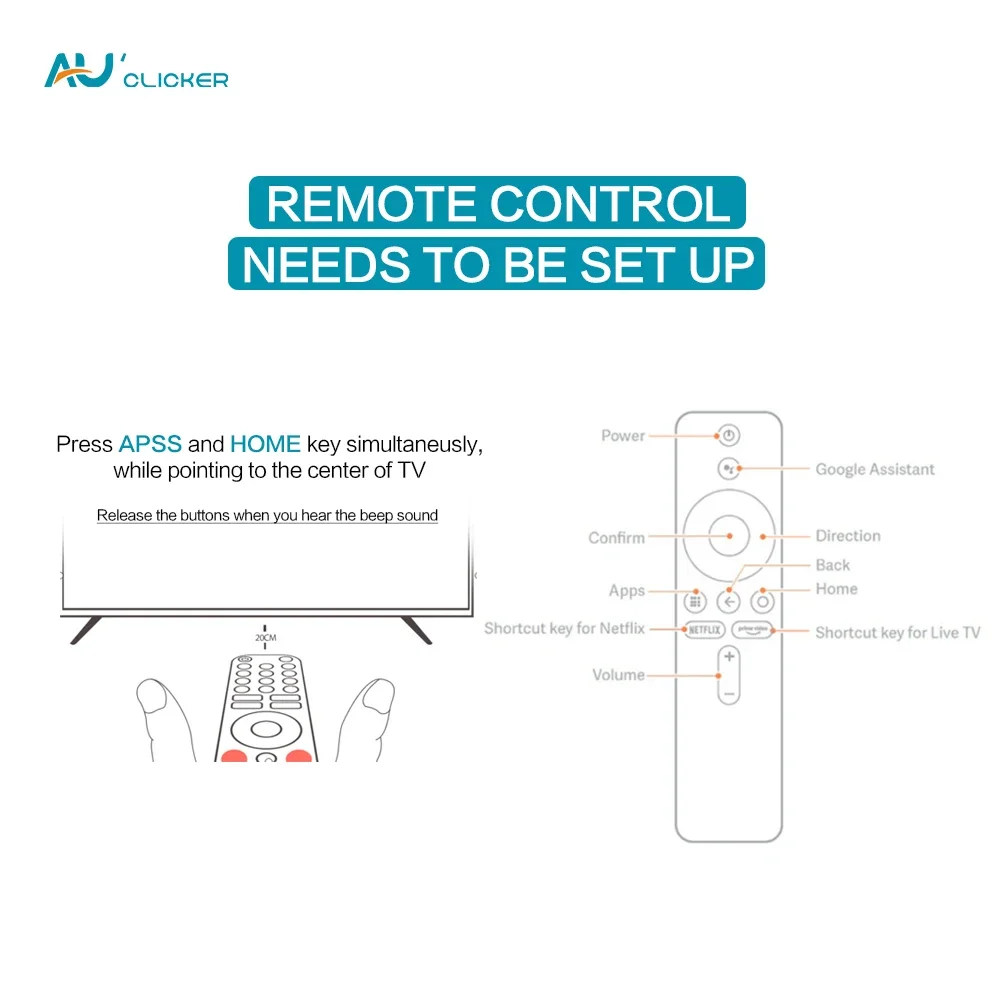 جهاز التحكم عن بعد البديل الصوتي الذكي XMRM-006 مناسب لـ Xiaomi Mi Box S، Mi TV Stick، Mi TV Stick 4k