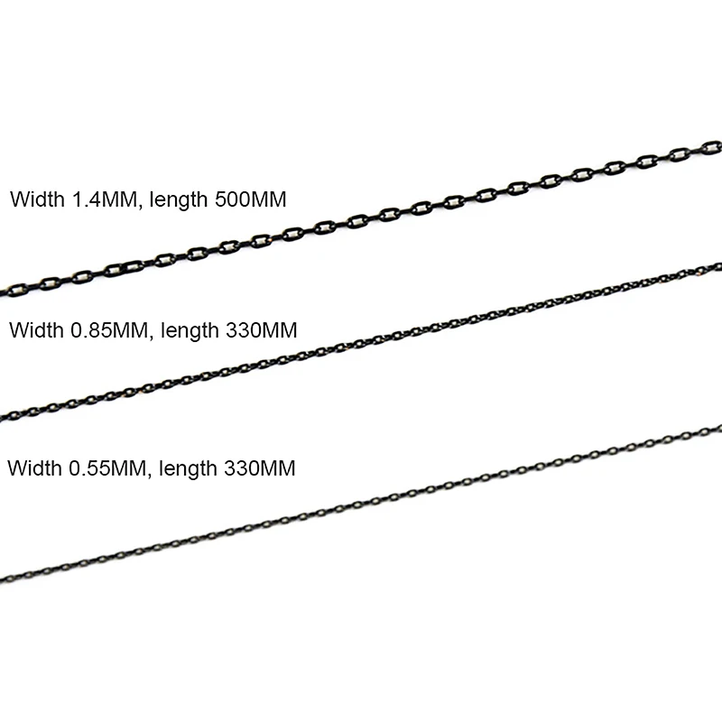 0.55mm/0.85mm/1.4mm x 300mm metalowy łańcuch Model zmodyfikowane części narzędzia do budowania Model wojskowy Scence DIY akcesoria