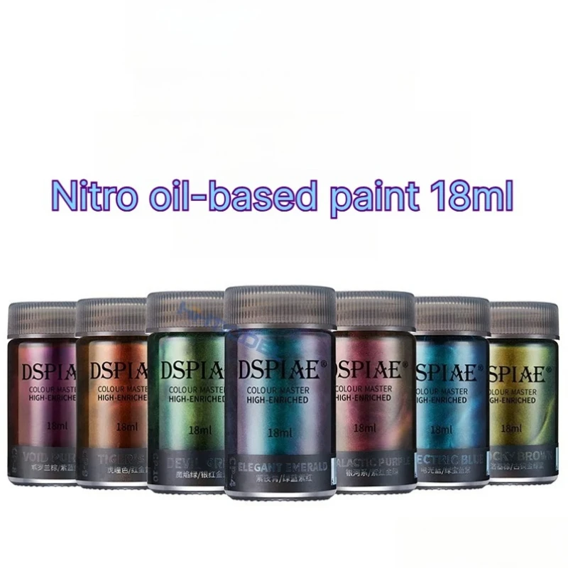 Chameleon Series Metal Glitter Nitro Oil Based Paint Handmade DIY Mechanical Armor Car Model Transformation Painting Pigments