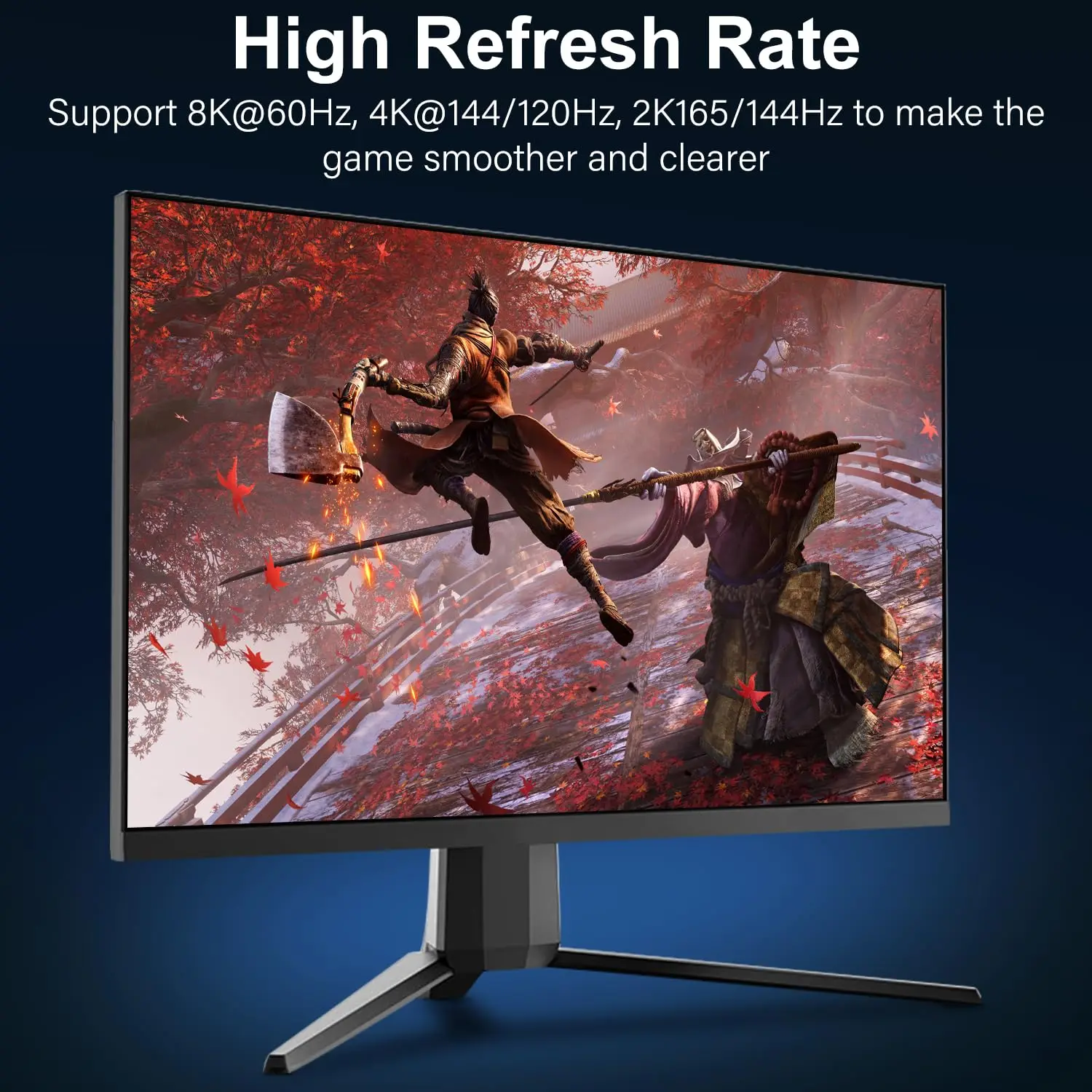 Kątowy kabel 1.4 Displayport 90 stopni w górę kąt prosty DP1.4 8K/60Hz 4K/144Hz 2K/240Hz dla Monitor gamingowy karty graficznej